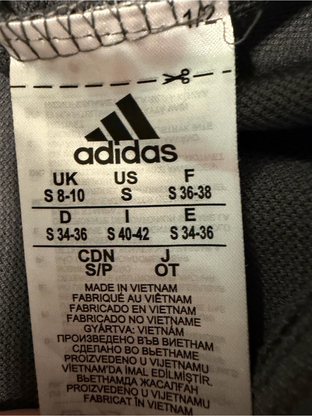 adidas Gray Aeroready *Sample* Crewneck Sweatshirt - Picture 3 of 4